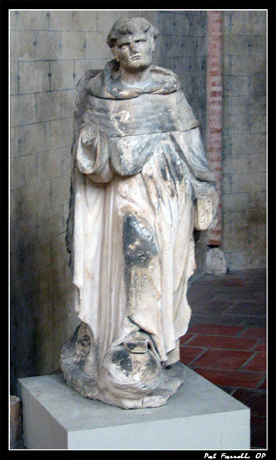 Statue of Thomas Aquinas from the Church of the Jacobins in Toulouse, France