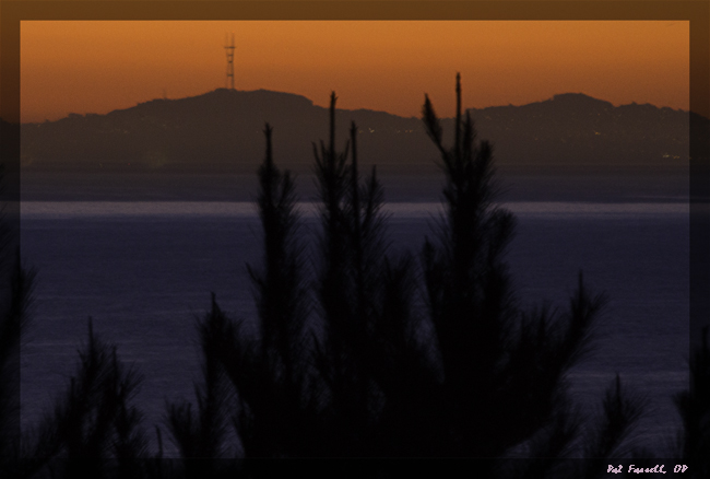 Sunrise over San Francisco