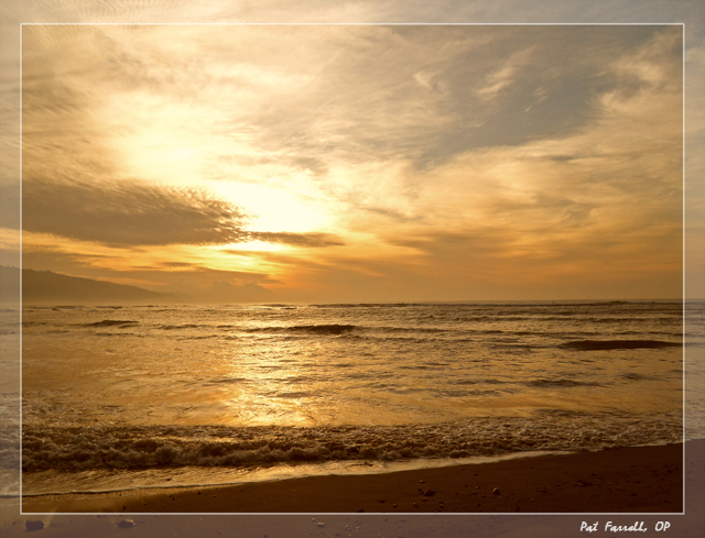 Dawn brings the light after the dark of night