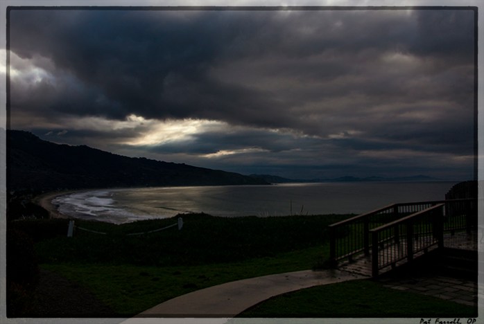 The dark mysterious sea