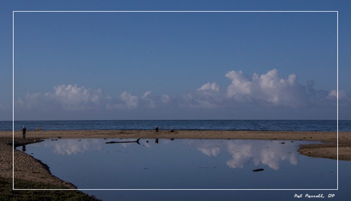Water as clear and reflective as glass