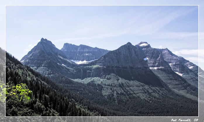 Remains of ancient glaciers in Glacier National Park